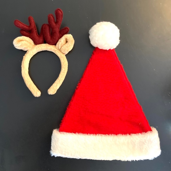 Other - Santa hat and reindeer antlers!